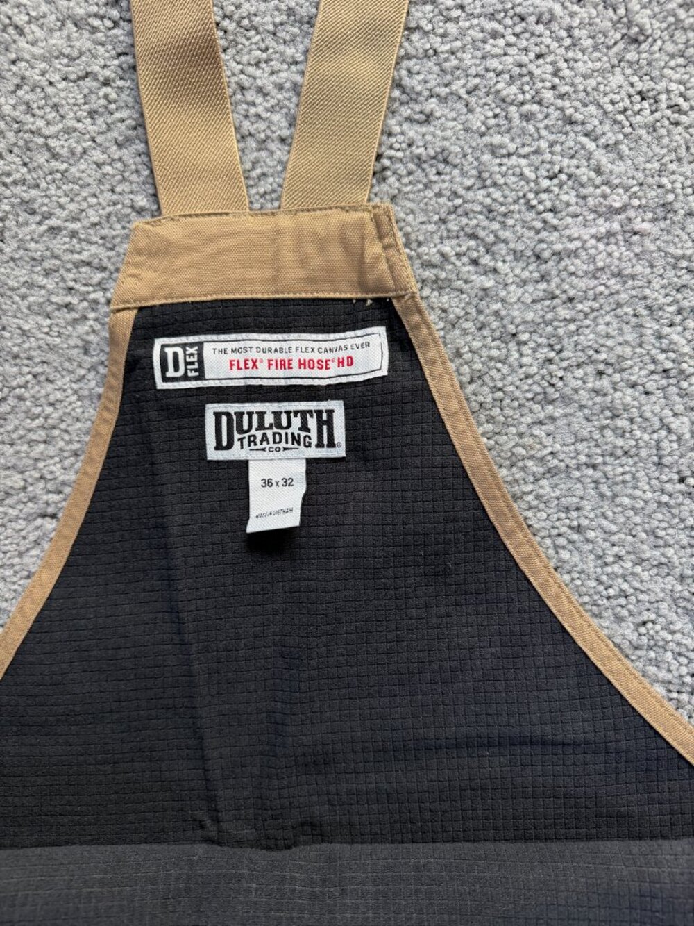 DuluthFlex Fire Hose HD Lined Bib Overalls Men's Sz. 36x32 - New With Tags - Picture 10 of 15